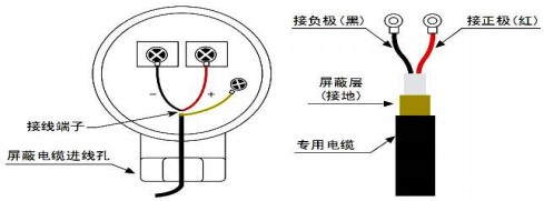 冷凍水流量計(jì)探頭接線圖